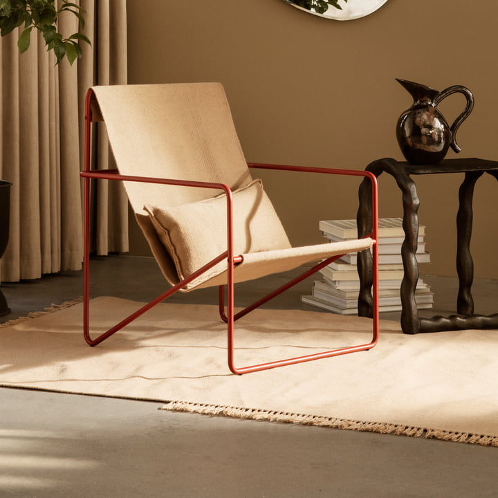 Der Desert Lounge Chair von ferm Living schont die Umwelt