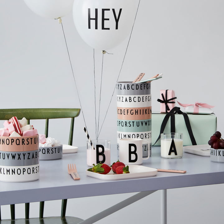 Das Breakfast Dinner Lunch Schalen-Set von Design Letters bei der Geburtstagsparty