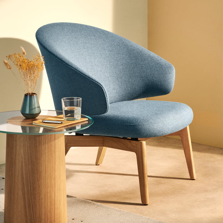 Let Loungesessel Holzgestell von Fritz Hansen