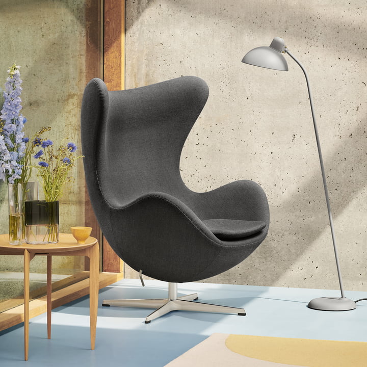 Fritz Hansen - Egg Chair, hellgrau