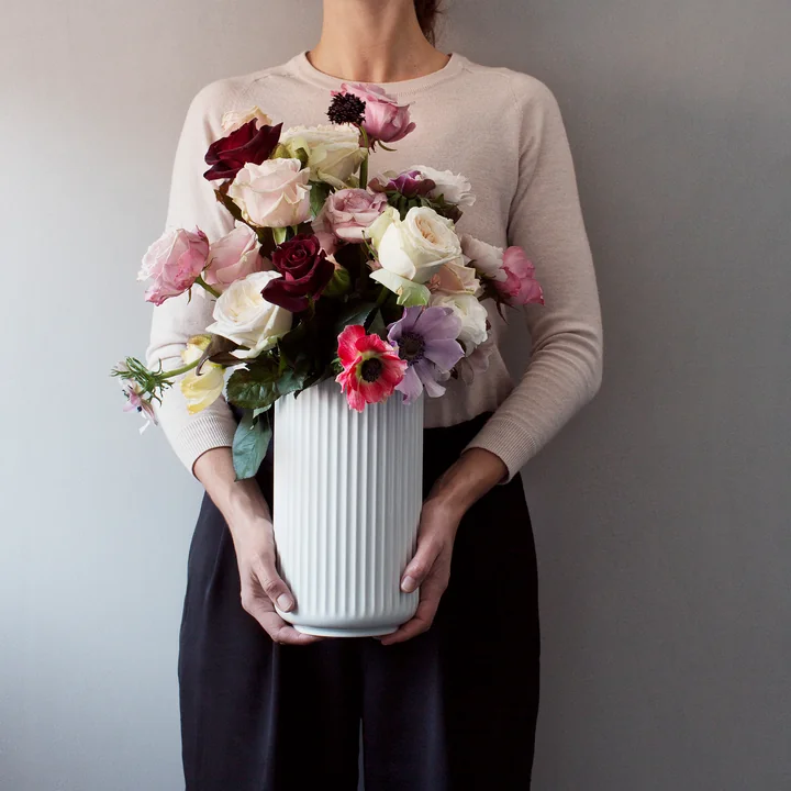 Lyngbyvase (weiss) von Lyngby Porcelæn