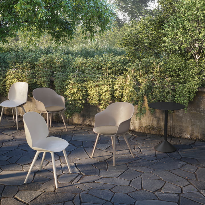 Beetle und Bat Dining Stuhl Outdoor von Gubi
