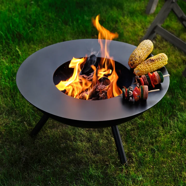 Flames Grillplatte Ø 58 cm von Philippi in schwarz