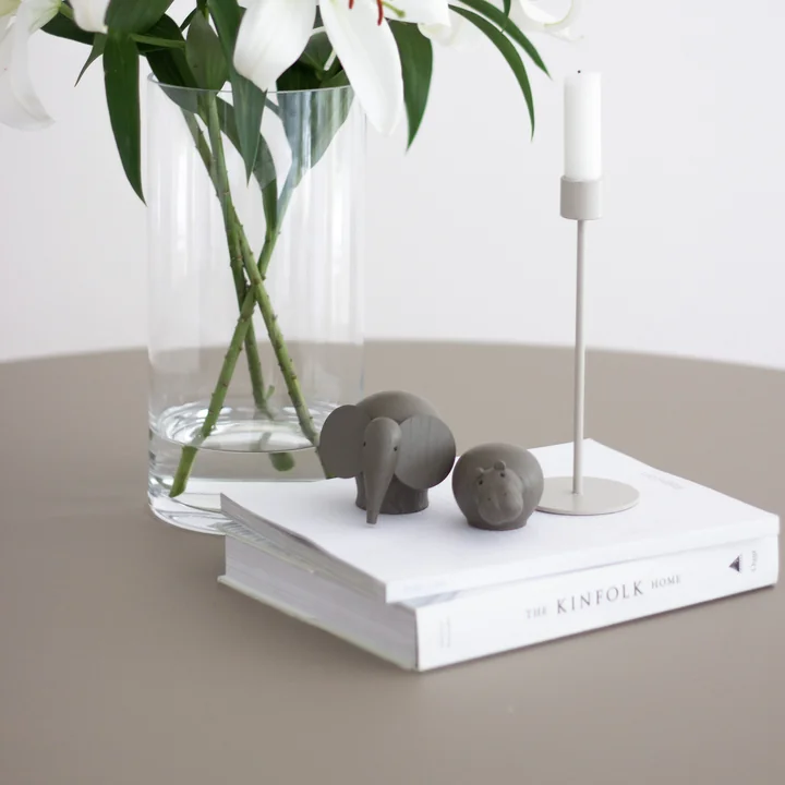 Hibo Nilpferd und Nunu Elefant von Woud