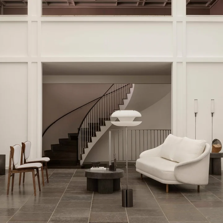 Der Gear Beistelltisch von Norr11 im Brutalismus-Stil