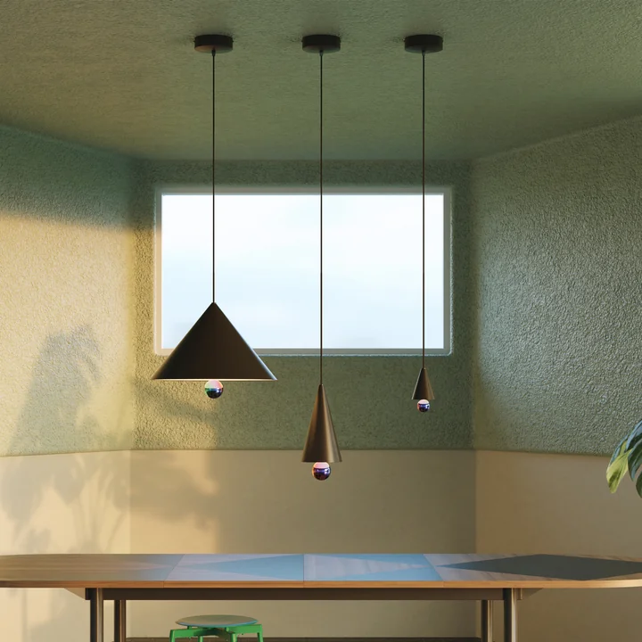 Cherry LED Pendelleuchte von Petite Friture in Schwarz