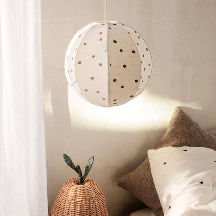 Dots Textil Lampenschirm von ferm Living 