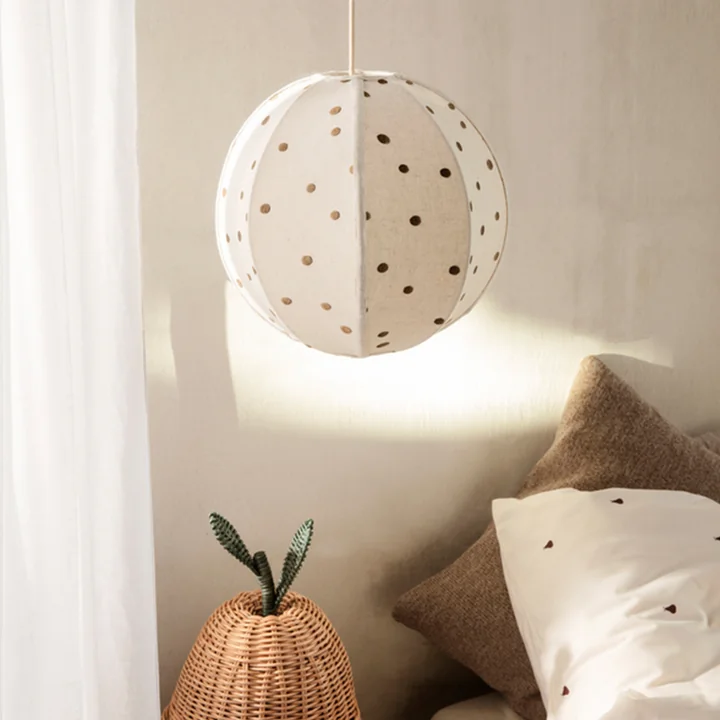 Dots Textil Lampenschirm von Ferm Living 