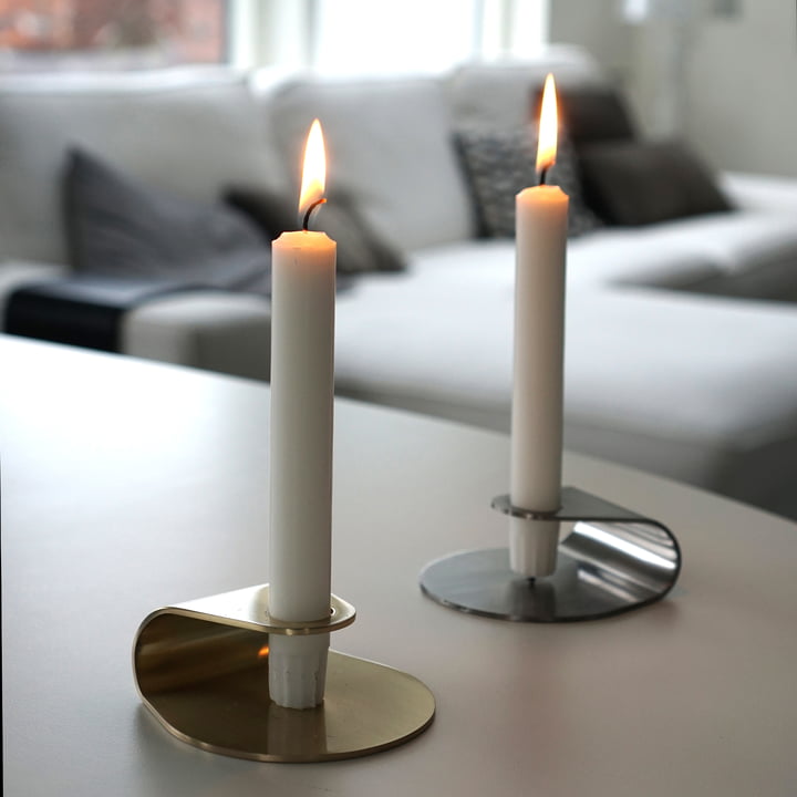 Der Kerzenhalter Nightlight von Born in Sweden in verschiedenen Farben