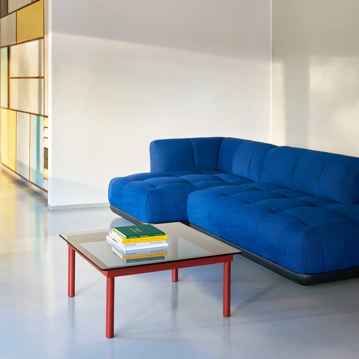 Kofi Couchtisch mit Glasplatte von HAY