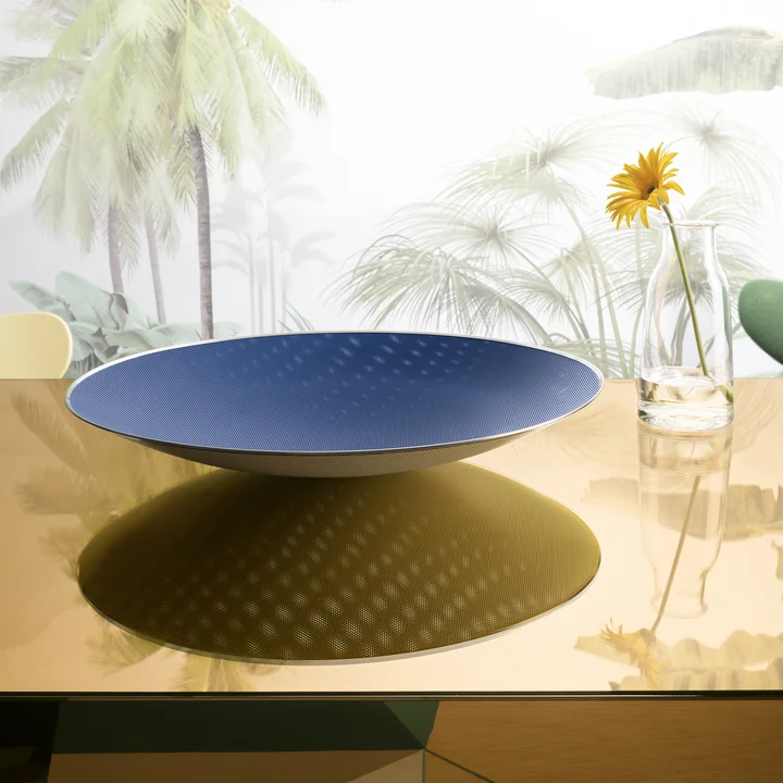 Cohncave Schale von Alessi in blau