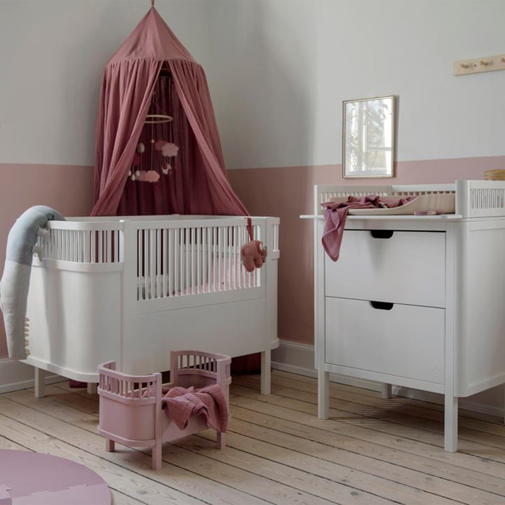 Puppenbett von Sebra in blossom pink