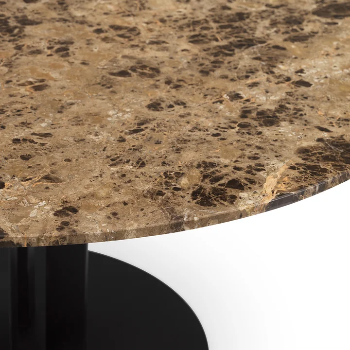 Scala Tisch von Normann Copenhagen in Marmor Kaffee 