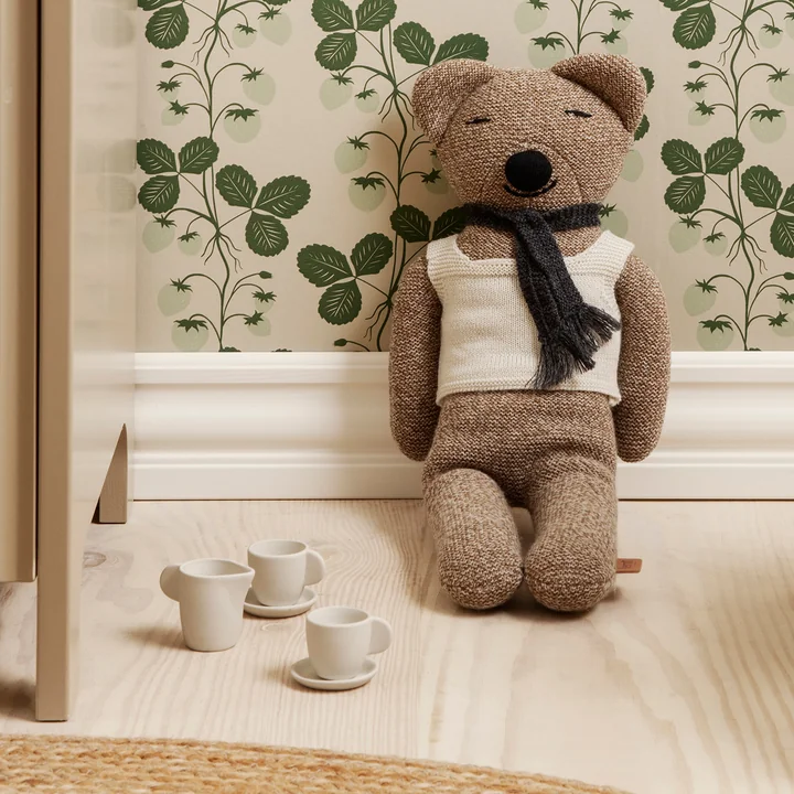 Spielzeug Tee-Set von Ferm Living in der Farbe off-white