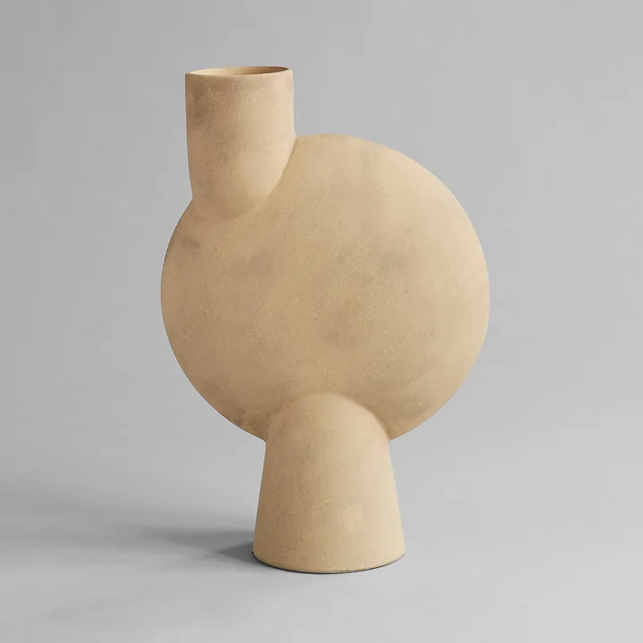 Sphere Vase Bubl Big von 101 Copenhagen in sand