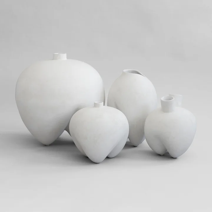 Sumo Vase Slim von 101 Copenhagen in bone white