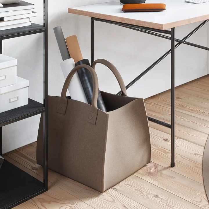 Big & Bigi Filzkorb mit 2 Tragegriffen von Hey Sign