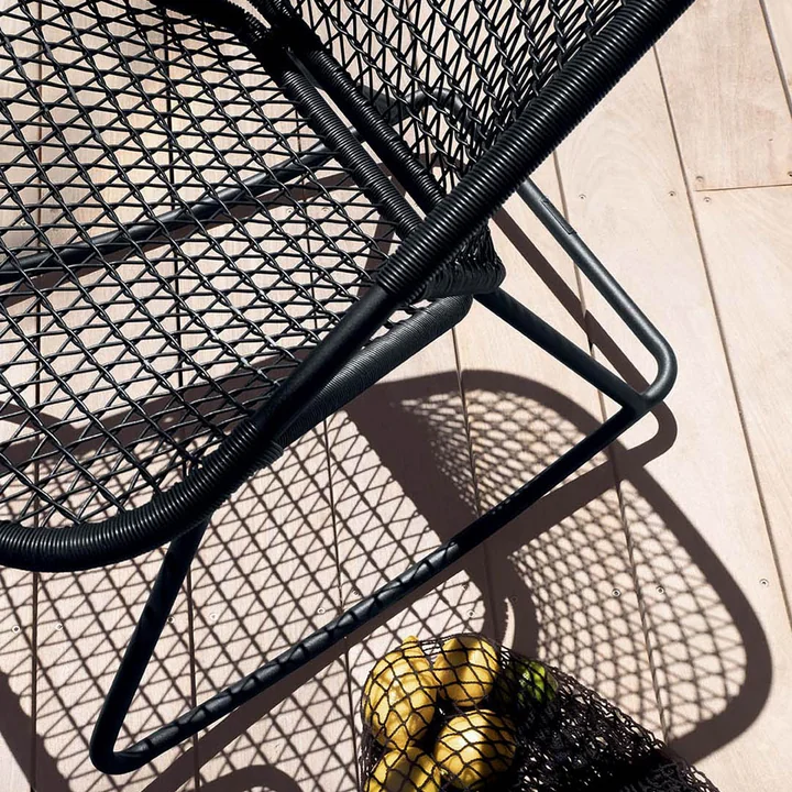 Sixties Schaukelstuhl, lakritze von Fermob