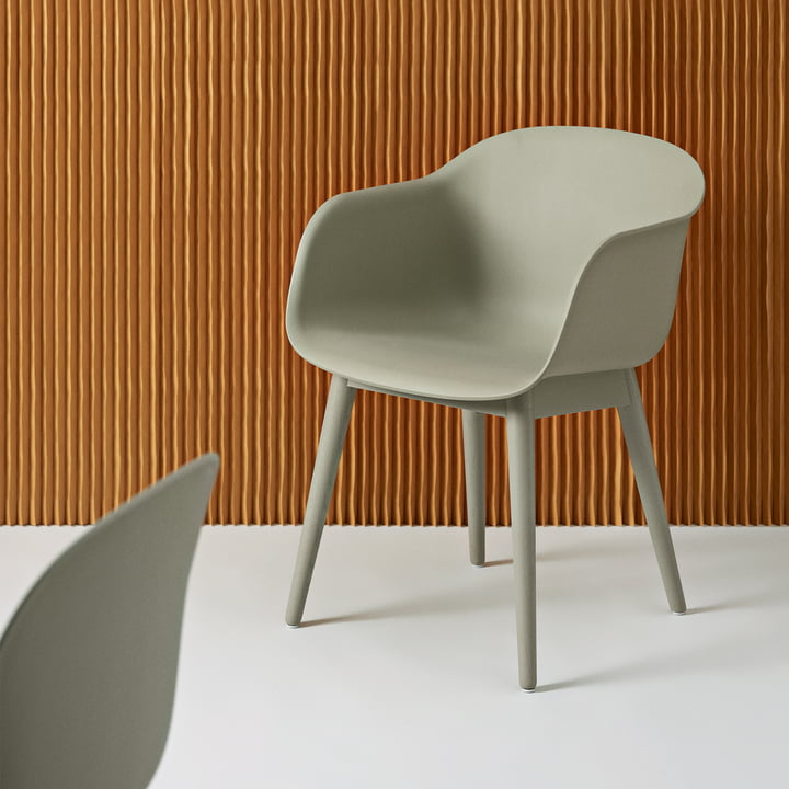 Fiber Chair Wood Base von Muuto