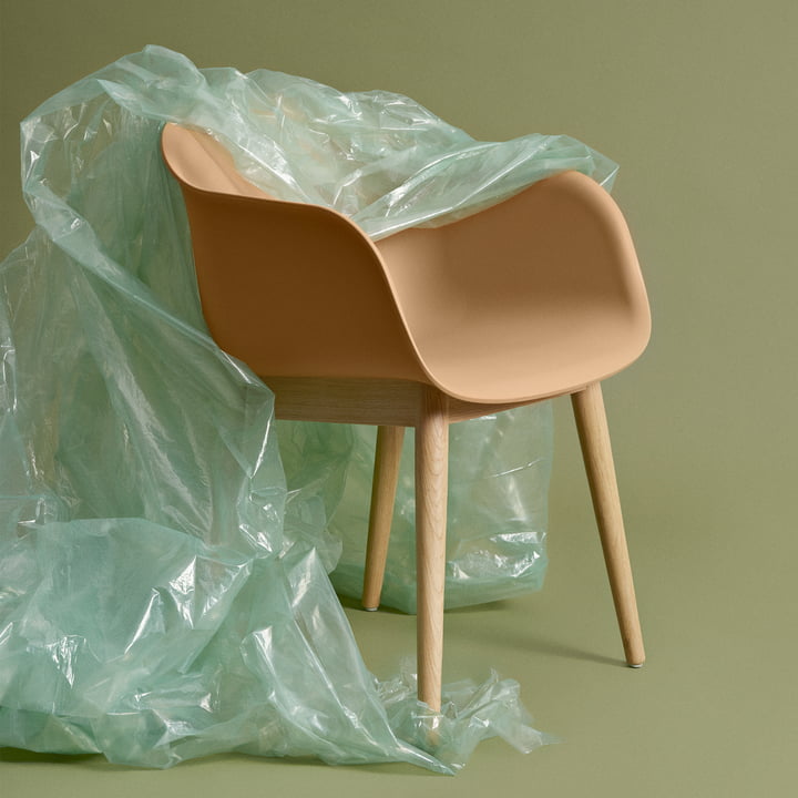 Fiber Chair Wood Base von Muuto