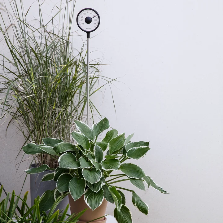 Aussenthermometer von Eva Solo in der Farbe schwarz (mit Stab)