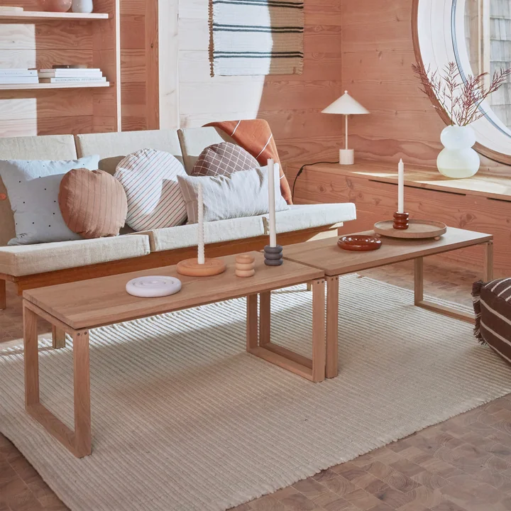 Pi Beistelltisch L 90 cm von OYOY in Eiche natur