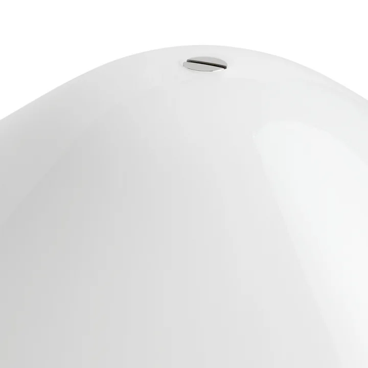 Pao Glas Tischleuchte von HAY in der Farbe weiss