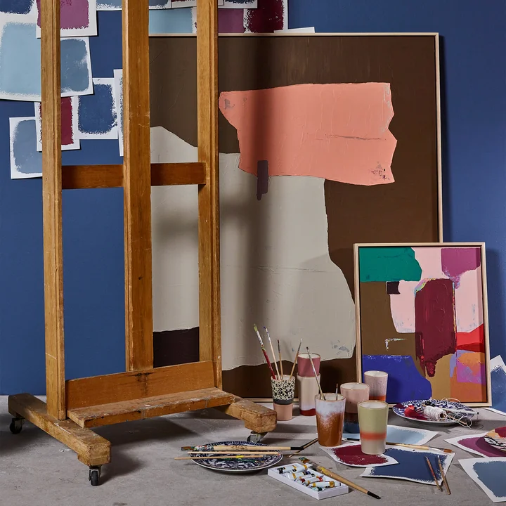 Abstraktes Gemälde von HKliving in der Ausführung nude