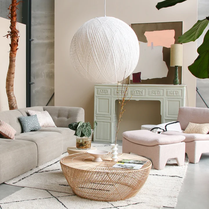 Abstraktes Gemälde von HKliving in der Ausführung nude