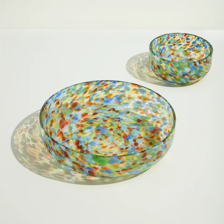 Confetti Schale von Hübsch Interior in der Ausführung bunt