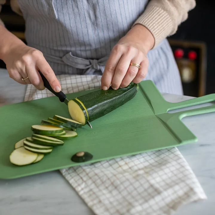 Snap Schneidebrett S, nature leaf green von Koziol