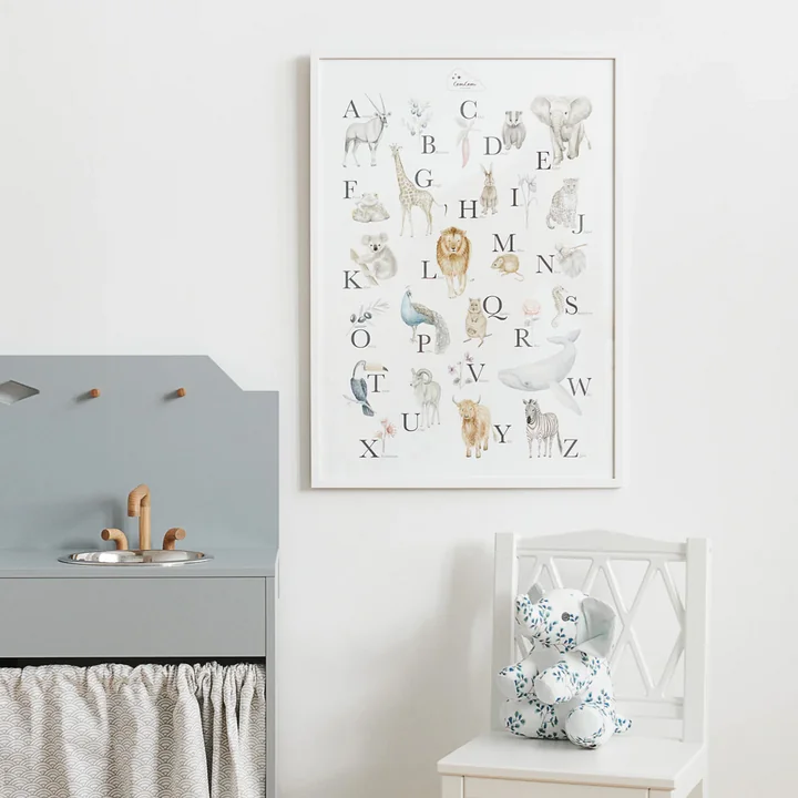 Alphabet Poster von Cam Cam Copenhagen