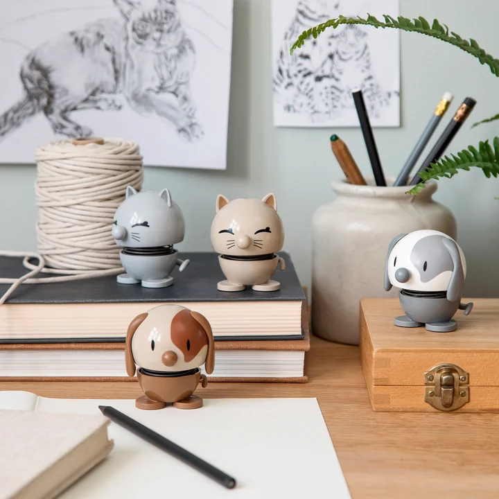 Dog & Cat Dekofigur von Hoptimist