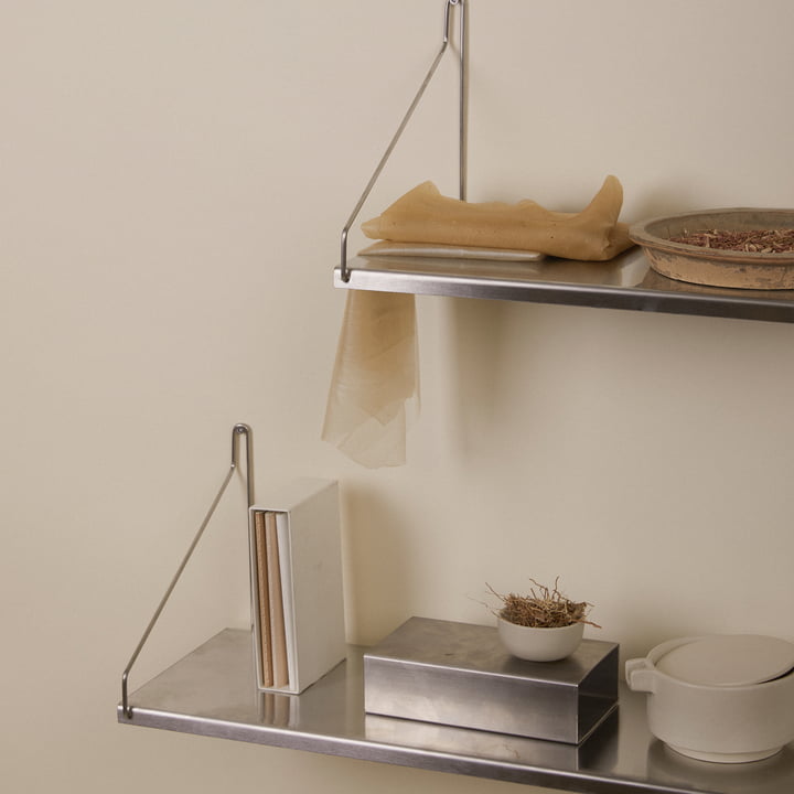 Shelf Wandregal Edelstahl von Frama