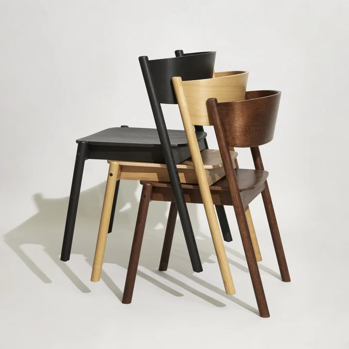 Oblique Stuhl von Hübsch Interior