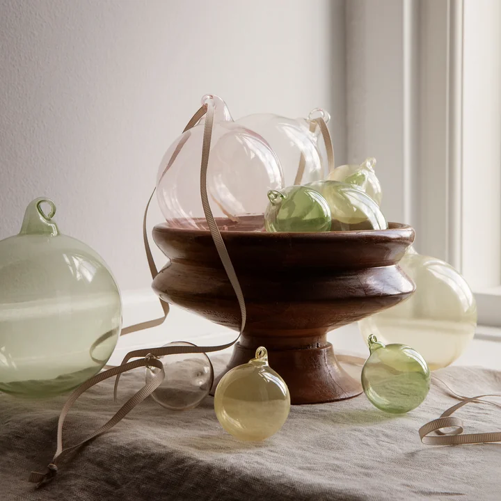 Glass Baubles Christbaumkugeln von Ferm Living