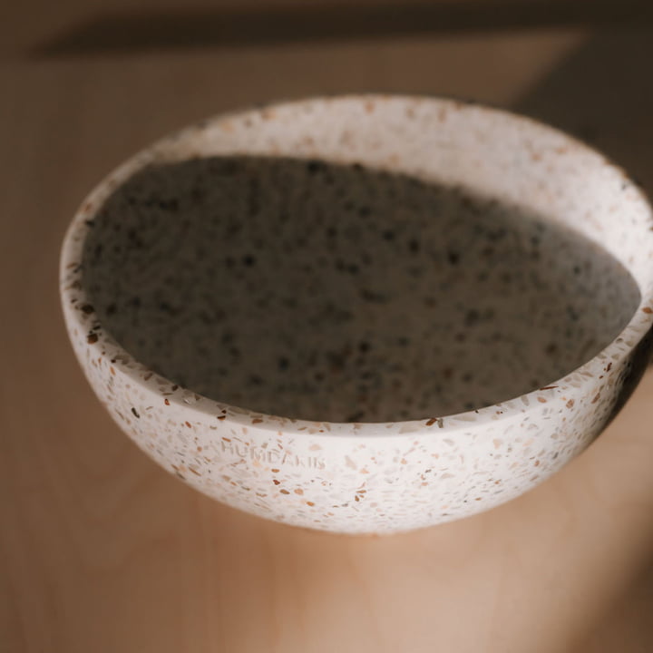 Genova Terrazzo Schale von Humdakin in der Ausführung rot / beige