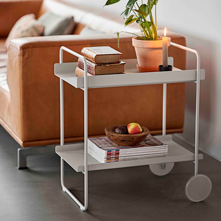 A-Cocktail Barwagen / Trolley, soft grey von Zone Denmark