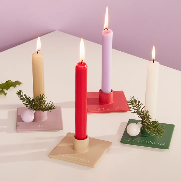 Tell your Christmas Story Kerzenhalter von Design Letters