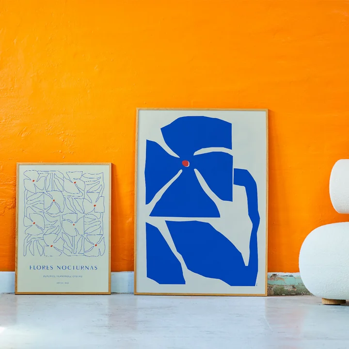 Flores Nocturnas 01 Poster von Paper Collective