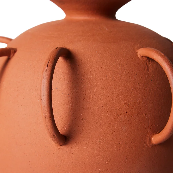 Objects Terracotta Vase mit Henkel, natural terracotta von HKliving