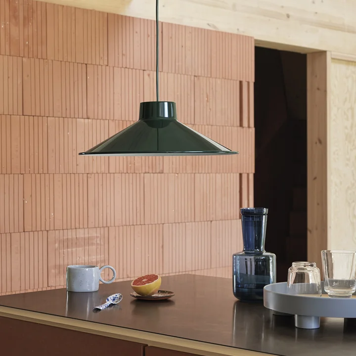 Top Pendelleuchte LED, Ø 36 cm, dunkelgrün von Muuto