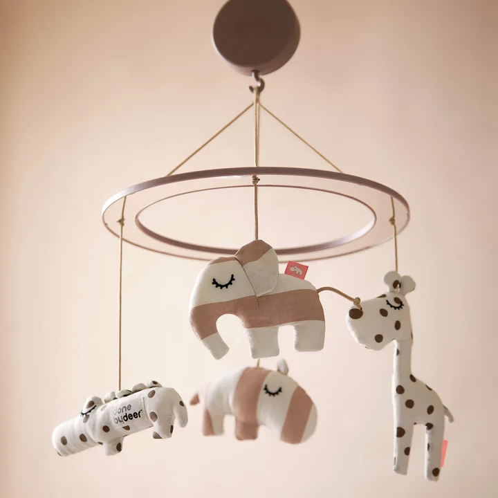 Musik-Mobile mit Spiegel von Done by Deer