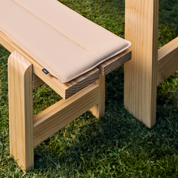 Weekday Bank, L 140 cm, pine von HAY