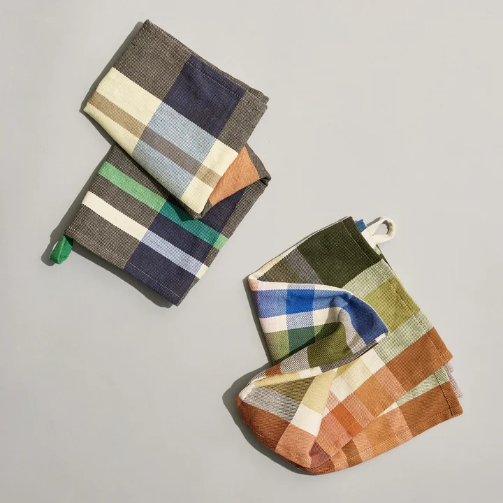 Playful Geschirrtuch, mehrfarbig (2er-Set) von Hübsch Interior