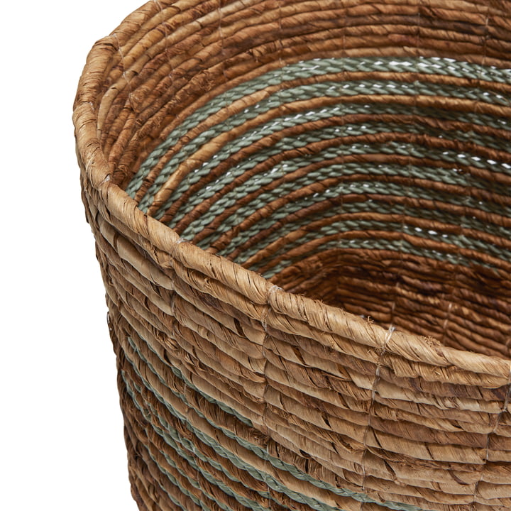 Reveal Aufbewahrungskorb, natur von Hübsch Interior