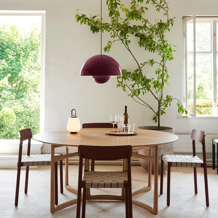 &Tradition - FlowerPot Pendelleuchte VP7, dunkle pflaume