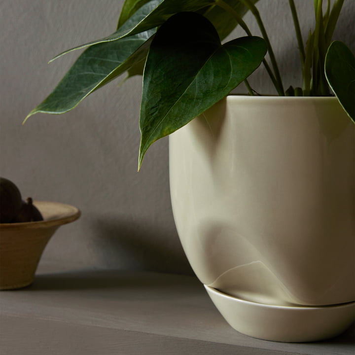 Hydrous Pflanztopf, Ø 20 cm, aschgrau von Audo