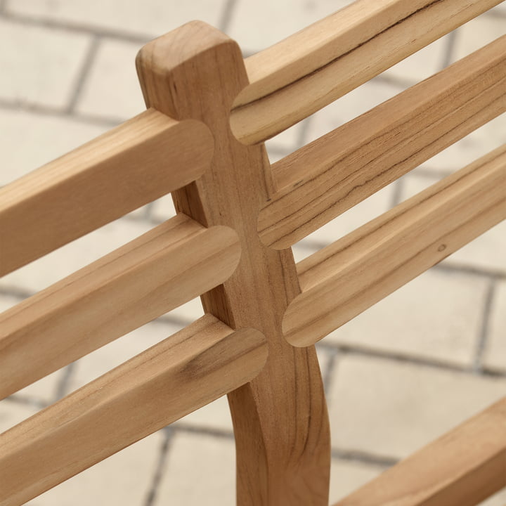 AH701 Gartenbank, Teak unbehandelt von Carl Hansen