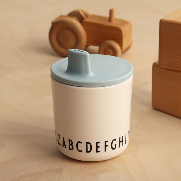 Kids Basic Eco Becher von Design Letters in der Farbe weiss